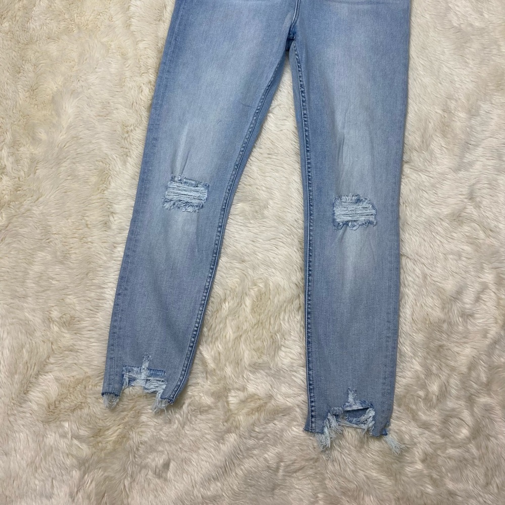 Vigross Ace High Rise Destructed Ankle Skinny Jeans, Size 32 - Picture 14 of 14